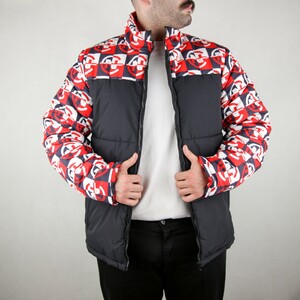 کاپشن مردانه برند NAUTICA طرح چهارخانه