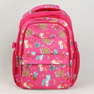 کیف و کوله پشتی دبستانی طرح پونی کوچولو صورتی