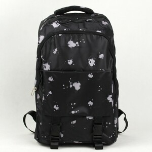 کیف و کوله پشتی دبستانی طرح لکه دار مشکی