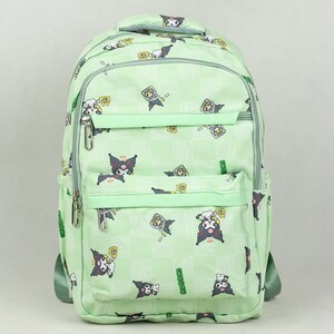 کیف و کوله پشتی دبستانی طرح کت سبز