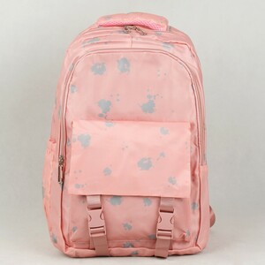 کیف و کوله پشتی دبستانی طرح لکه دار صورتی