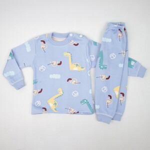 بادی و شلوار نوزادی  طرح دایناسور