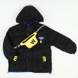 کاپشن بچه گانه دارای بگ بادی  طرح میک موز