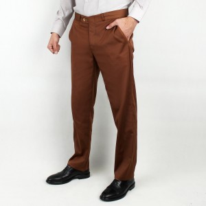 شلوار پارچه ای مردانه ATA MAN قهوه ای سوخته