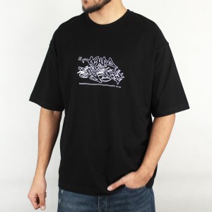 تیشرت مردانه طرح بهم ریخته سایز بزرگ