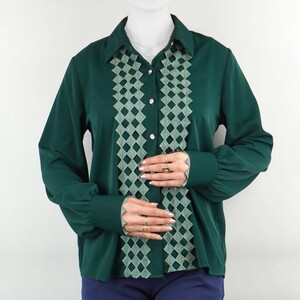 شومیز زنانه گیپور  لوزی لوزی  نیزل