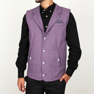 ژیله مردانه آیده آل پارچه لینن