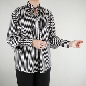 شومیز زنانه مجلسی راه راه