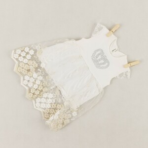 پیراهن دخترانه تور دار شکوفه