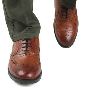 کفش چرم مردانه