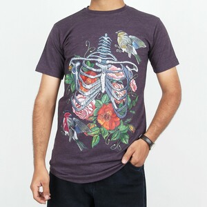 تیشرت مردانه طرح پرنده