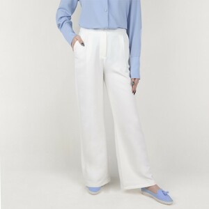 شلوار بگ  زنانه سفید