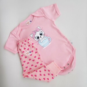 زیر دکمه دار کوتاه نوزادی دخترانه