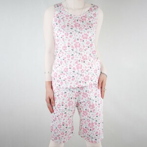 ست زنانه شلوارک و تاپ eodo طرح  گل