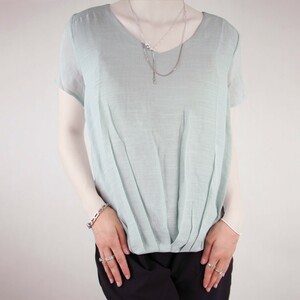 تیشرت زنانه جلو چین دار