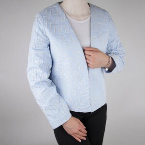 کت زنانه خط دار m2