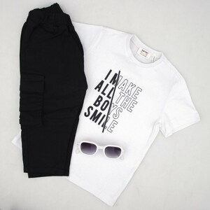 تیشرت پسرانه مدل یقه گرد برند koton