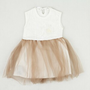 پیراهن دخترانه ترک با طرح گیپور و گلدار