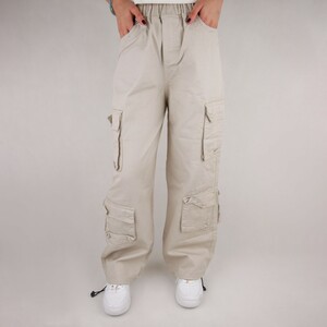 شلوار کارگو زنانه دخترانه شیش جیب