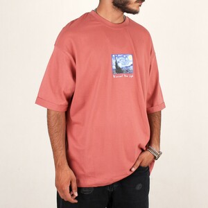 تیشرت مردانه سایز بزرگ از برند breshka طرح تابلو ونگوگ