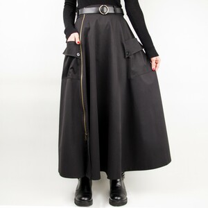 دامن زنانه کتان NIZEL