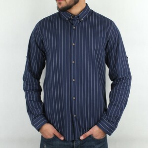 پیراهن مردانه راه راه PLUSNINETY