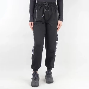 شلوار سیاه سفید دور جیب زیپ