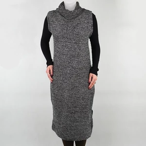 سارافون زنانه بلند بافت قهوه ای