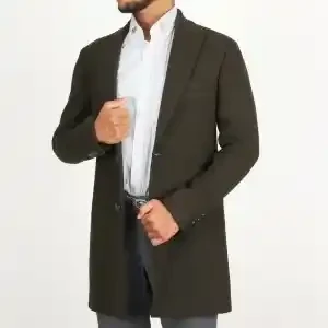 پالتو پاییزه مردانه مدل فوتر دو دکمه ایتالیایی Cermony