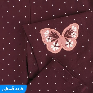 شلوار دخترانه طرح پروانه