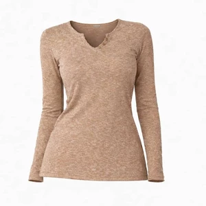 بلوز آستین بلند یقه گرد زنانه مدل 547