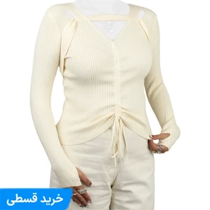 بافت  زنانه یقه هفت