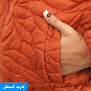 سویشرت یقه شکاری زنانه