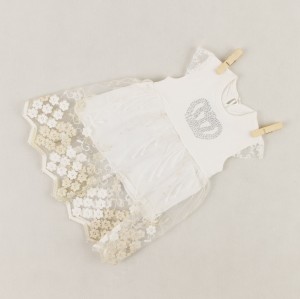 پیراهن تور دار دخترانه