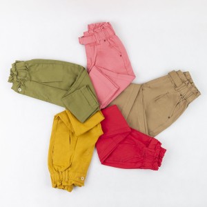 شلوار کمربند دار  دخترانه