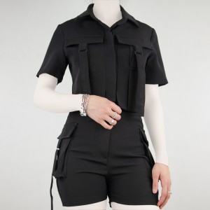 کراپ و شلوارک زنانه