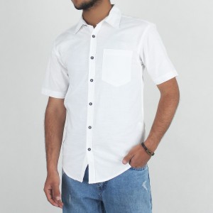 پیراهن ساده آستین کوتاه مردانه