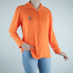 شومیز گل سینه زنانه