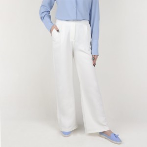 شلوار بگ  زنانه سفید