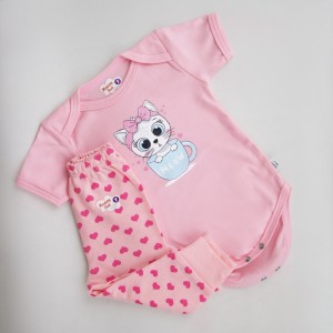 زیر دکمه دار  دخترانه کوتاه نوزادی