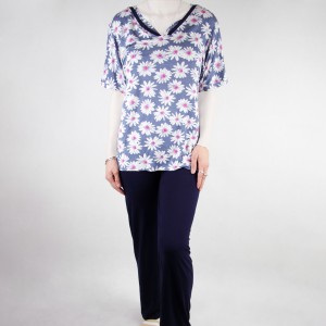 ست تیشرت و شلوار ای او دو زنانه