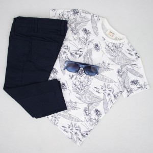 تیشرت پسرانه طرح هاوایی