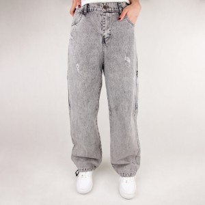 شلوار بگ کارگو دخترانه جین برند MARK