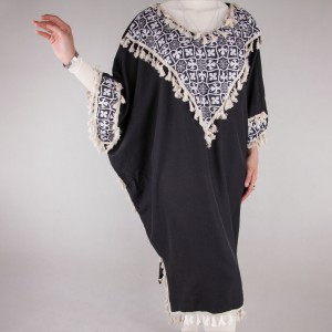 کفتان یقه هفتی دور یقه گل  زنانه