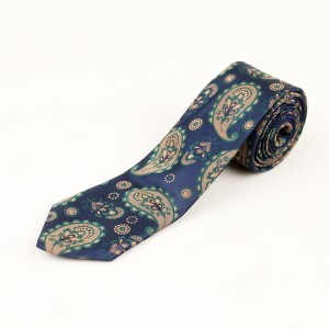 کروات مردانه دو لایه بته جقه سرمه ای  PIEXXO BUTTI