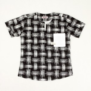 پیراهن خط خطی یقه کوبایی پسرانه نخ