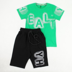 ست تیشرت و شلوارک پسرانه چاپ دارITAK