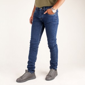 شلوار جین دکمه ای مردانه CKJ آبی