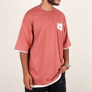 تیشرت مردانه سایز بزرگ طرح LIVING