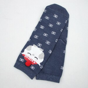 جوراب بچه گانه سرمه ای طرح جغد CHICCO